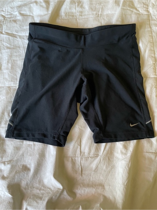 Nike Pants - Nike Black Women's Athletic Bike Shorts with Reflective Swoosh